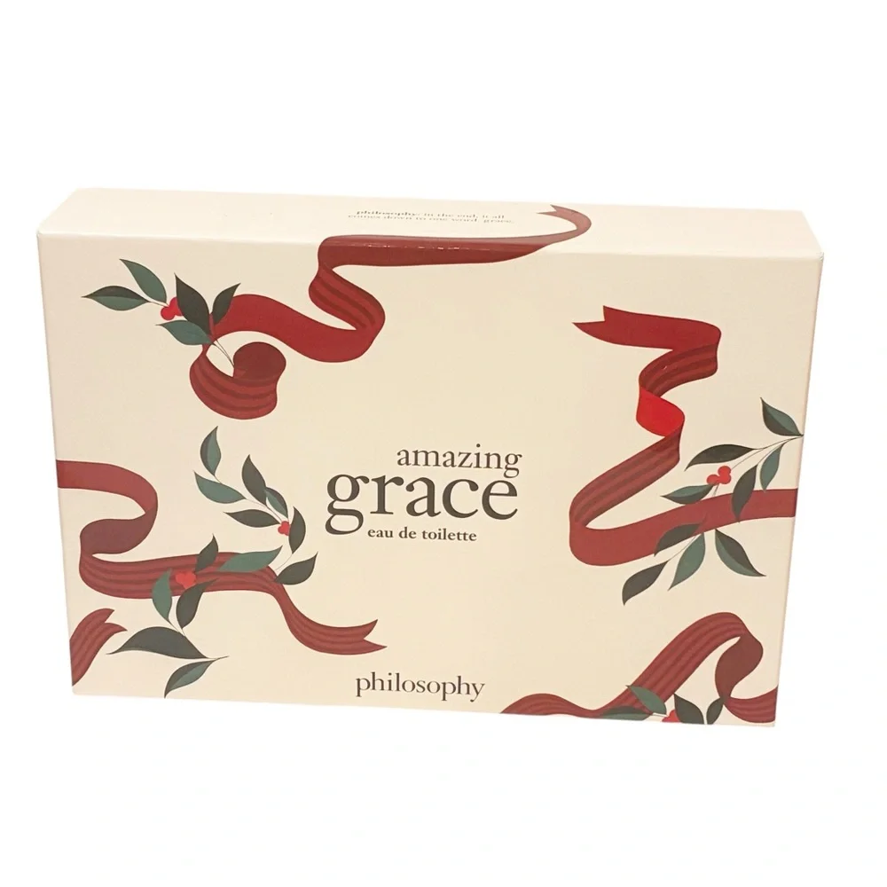 Philosophy AMAZING GRACE 3Pcs Set Parfum Shower Gel & Body Imulsion New in Box